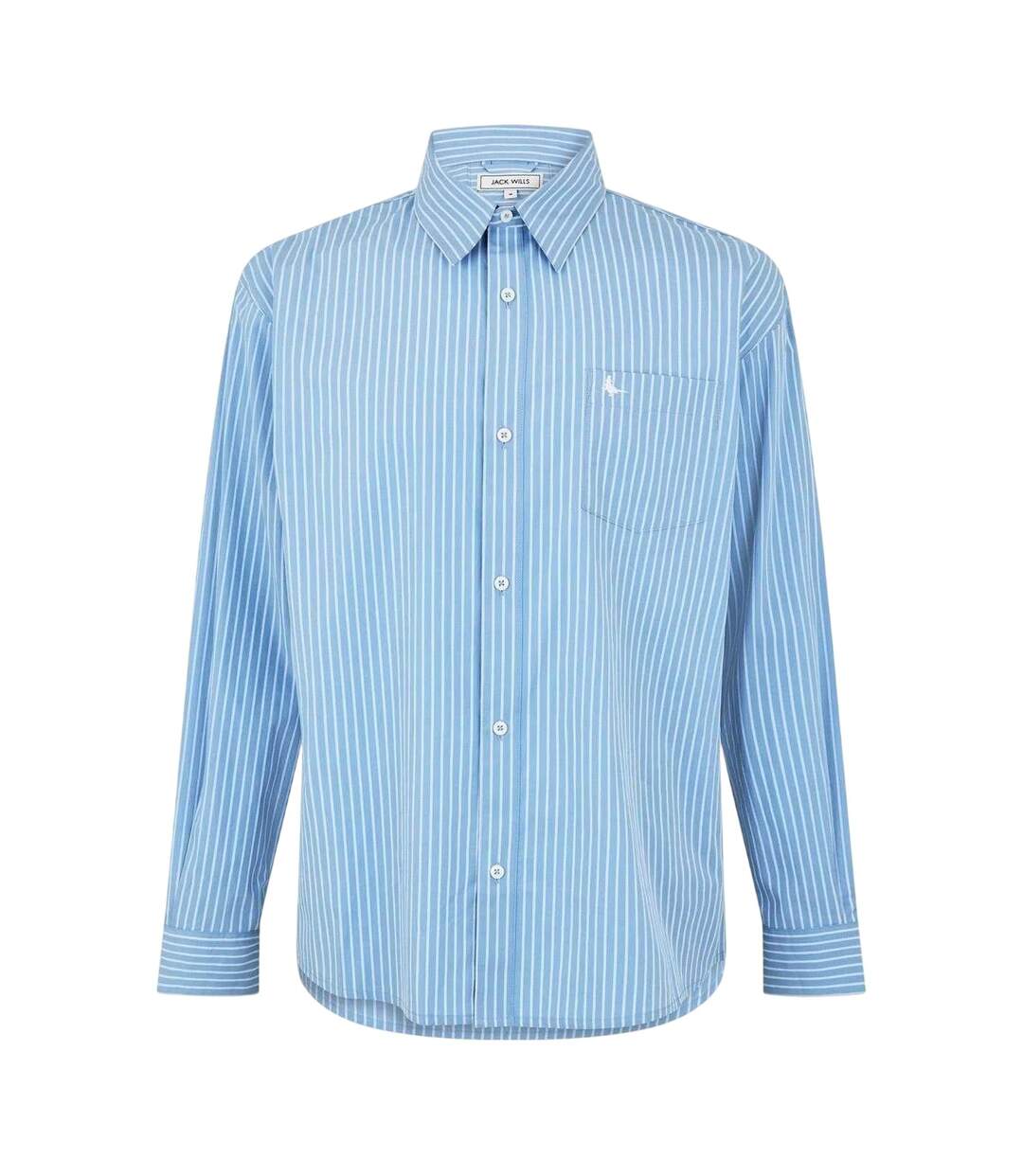 Mens Long-sleeved Shirt Sky Blue Jack Wills-2