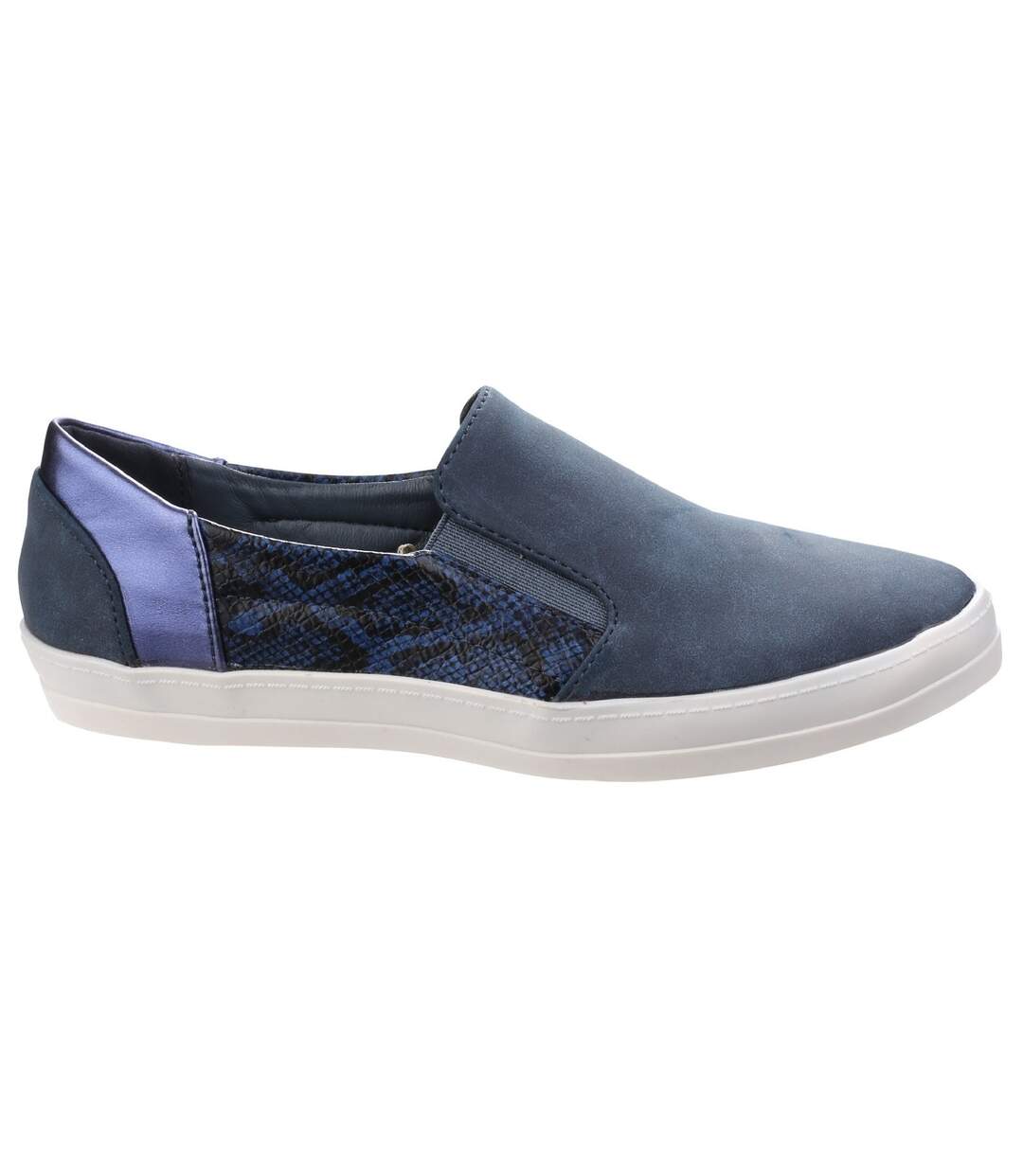 Mocassins femmes bleu Divaz