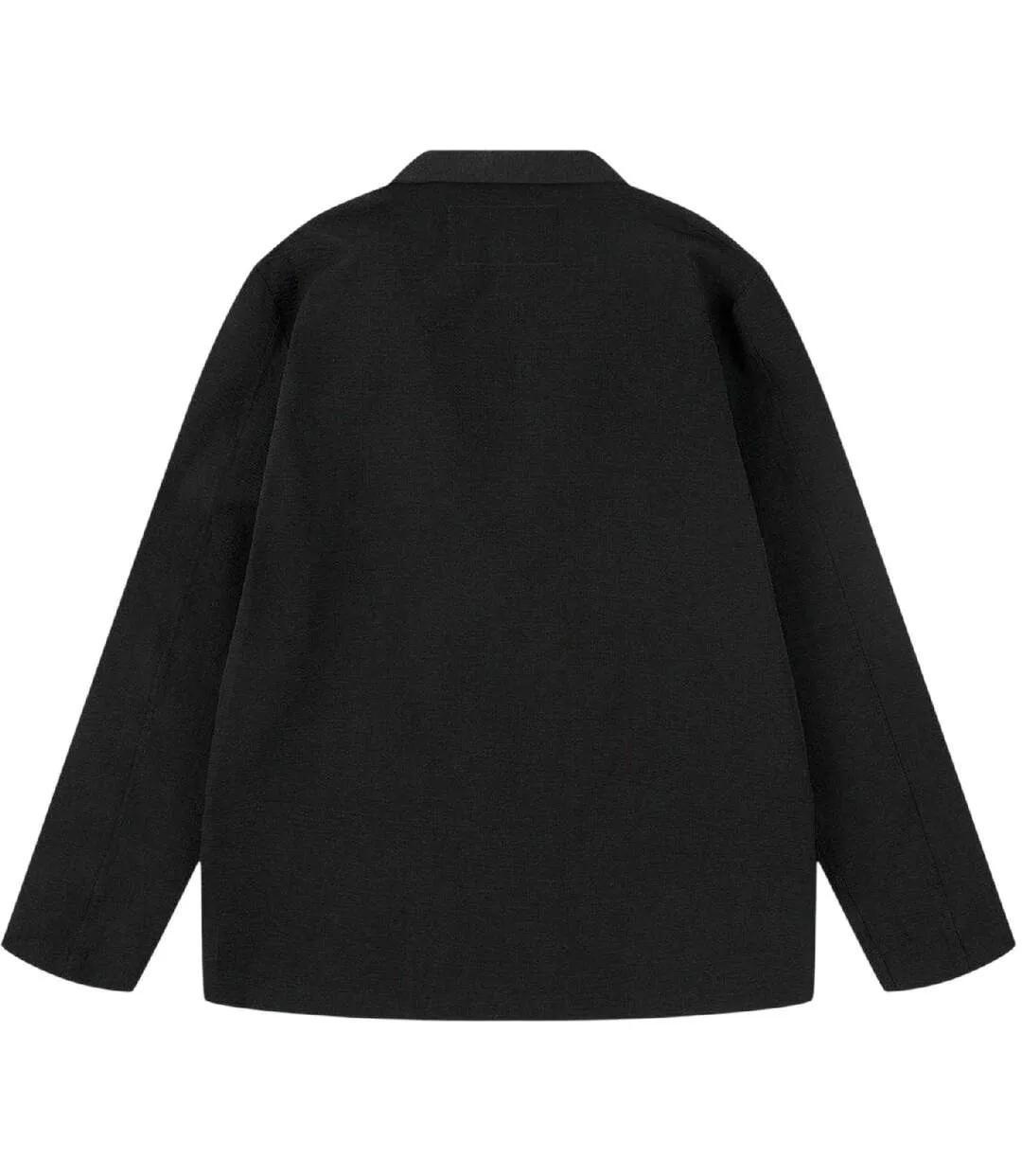 Mens Fairfax Seersucker Lightweight Tailored Blazer Black Prevu-2