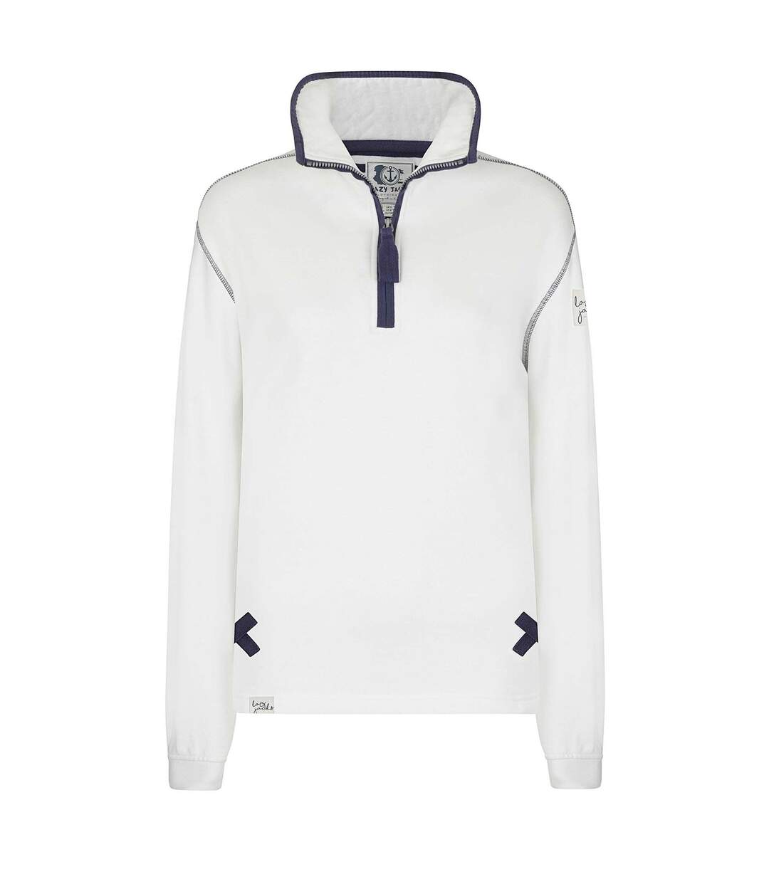 Sweat Femme Blanc Lazy Jacks-2