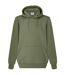 Mens Fleece Hoodie Khaki Slazenger-1