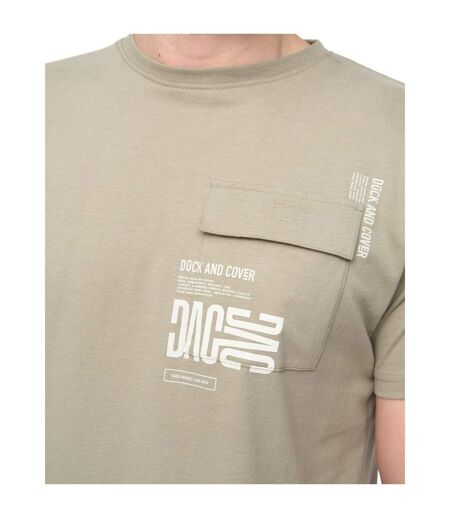 Mens trentflax t-shirt sage Duck and Cover