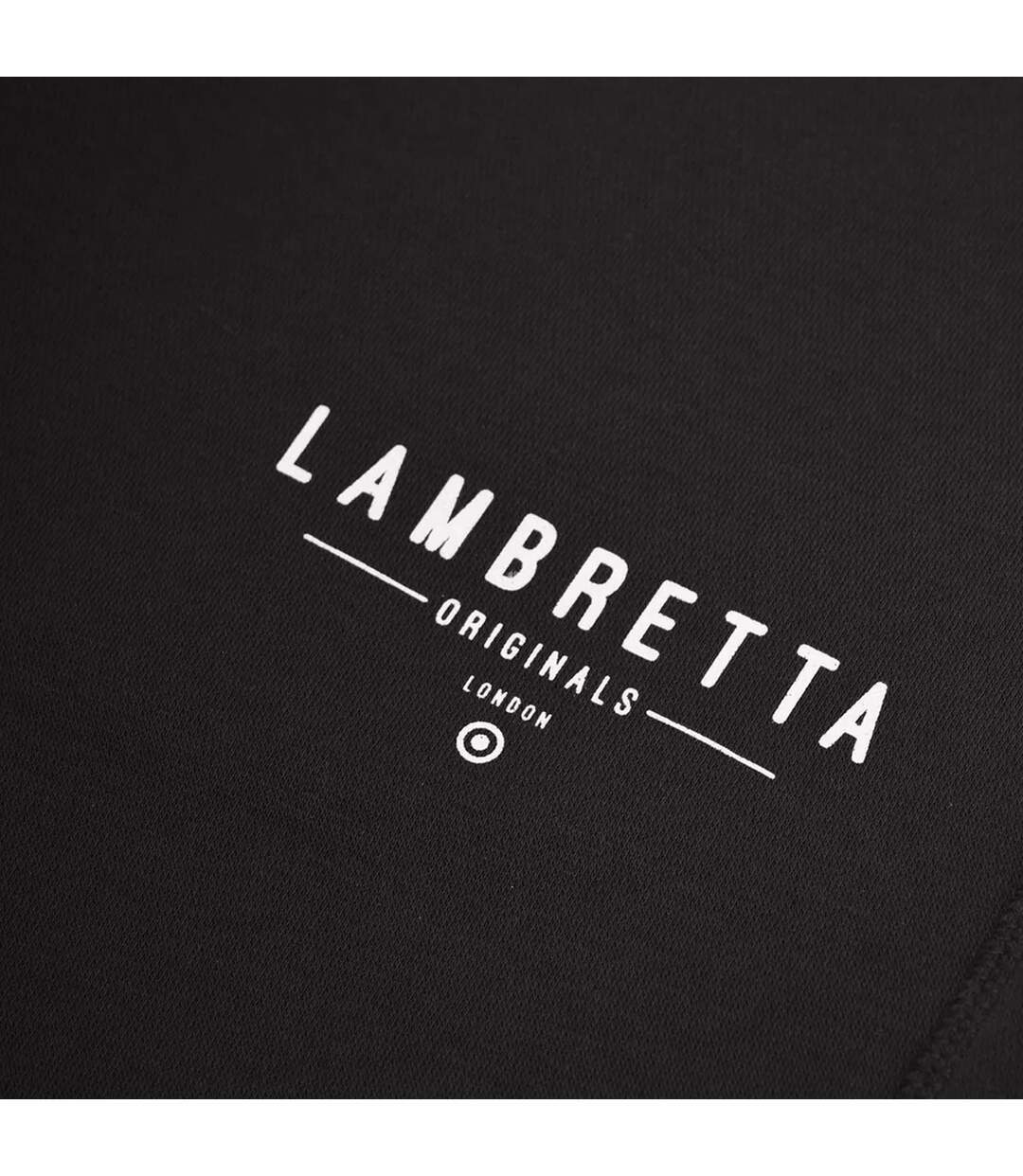 Mens aw24 logo jogging bottoms black Lambretta-3