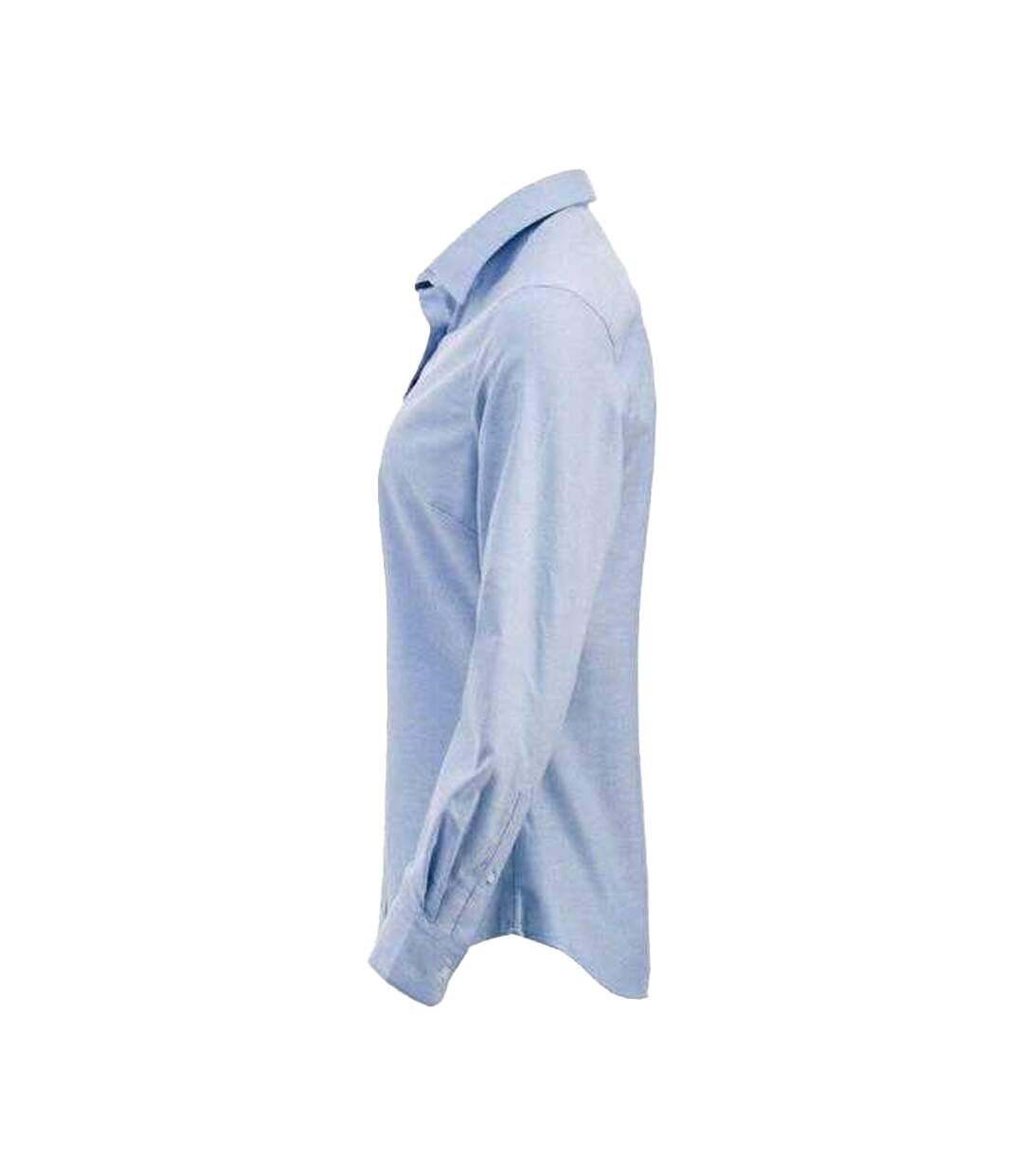 Chemise Motif/style Guirlande Femme Bleu Roi Clique-3