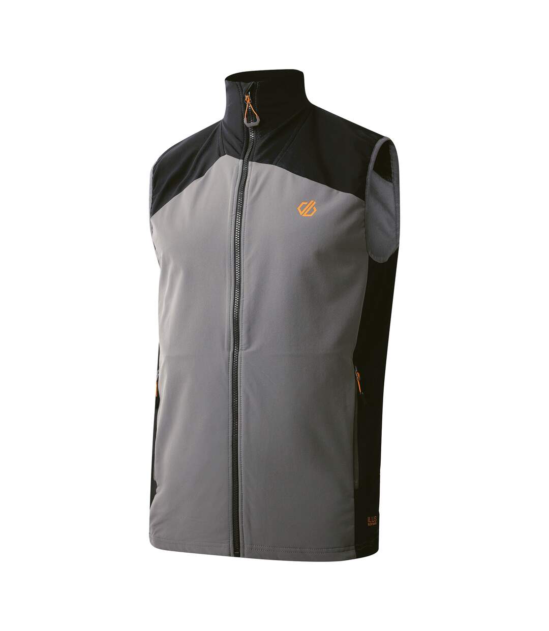 Mens Latitudinal Iii Gilet Black Granite Grey Dare 2B-3