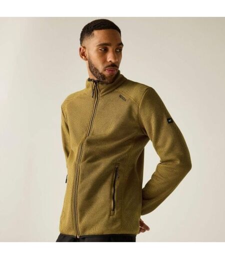 Veste Polaire Col Montant Motif/style Détail Contrasté Torrens Homme Jaune Sombre Regatta