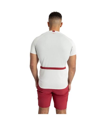 Umbro - T-shirt 23/24 - Homme (Blanc cassé / Métal / Rouge sang) - UTUO1474