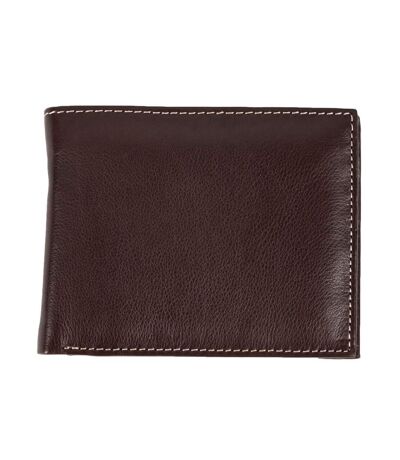 Eastern Counties Leather Mens Mark Trifold Wallet With Coin Pocket (Brown) (One Size) - UTEL323