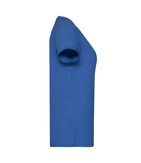 Womens/ladies Lady Fit T-shirt Royal Blue Fruit Of The Loom