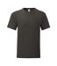 T-shirt Iconic Adulte Graphite Clair Fruit Of The Loom-1