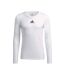 Maillot De Foot Manches Longues Team Base Homme Blanc Adidas-1