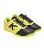 Mens All In Black Flat Trainers Lime Black Kelme-3