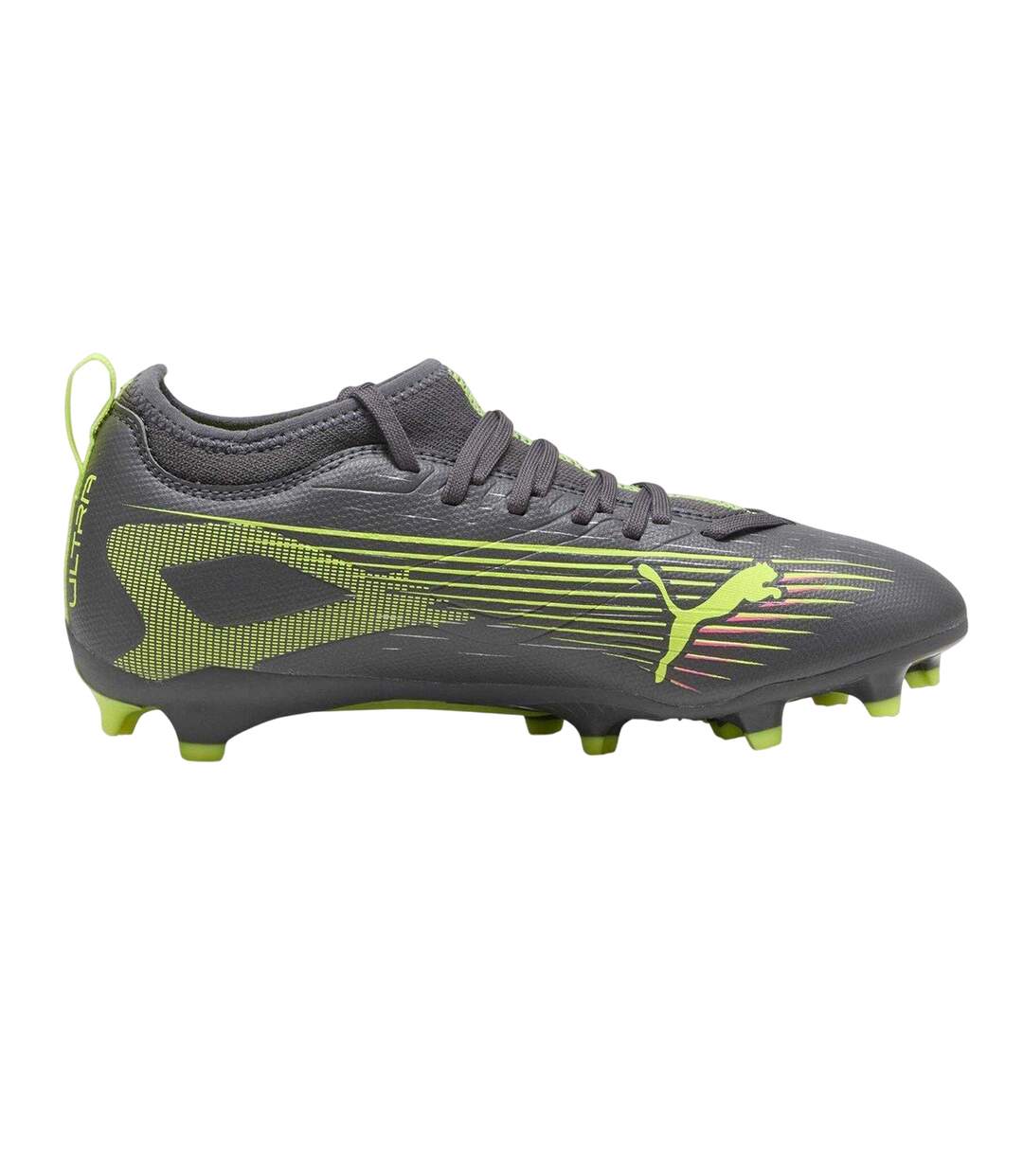 Chaussures De Foot Pour Terrain Ferme Ultra Match Enfant Argenté Mat Puma-1