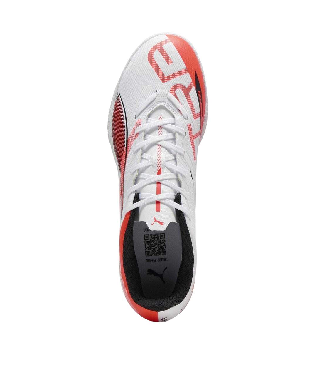 Mens Ultra 5 Play It Non Marking Indoor Football Shoes  White Puma-3