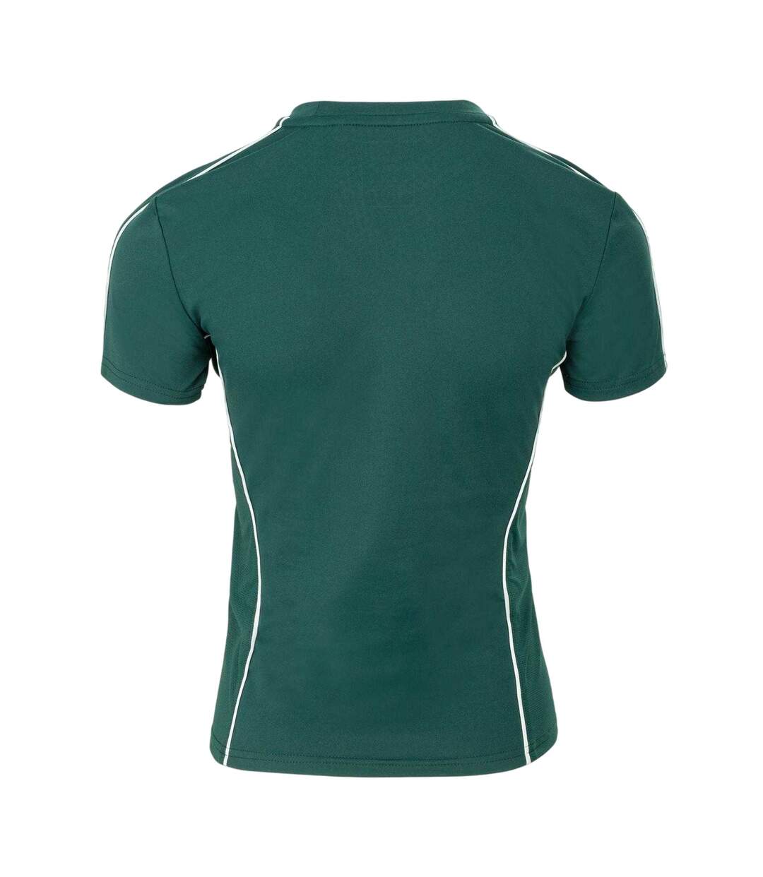 Womens/ladies Contrast Detail Tennis T-shirt Forest Green Slazenger-2