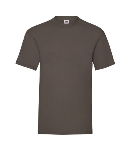 T-shirt Valueweight Adulte Chocolat Fruit Of The Loom