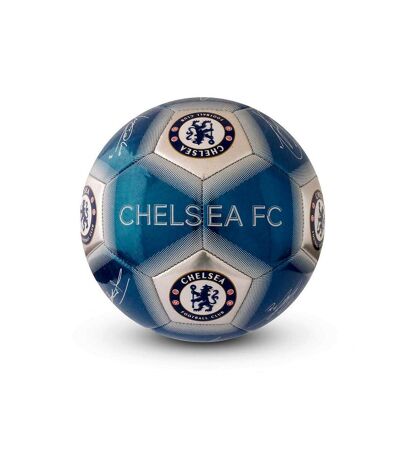 Chelsea FC - Ballon de foot (Bleu / Blanc) (Taille 5) - UTRD2688