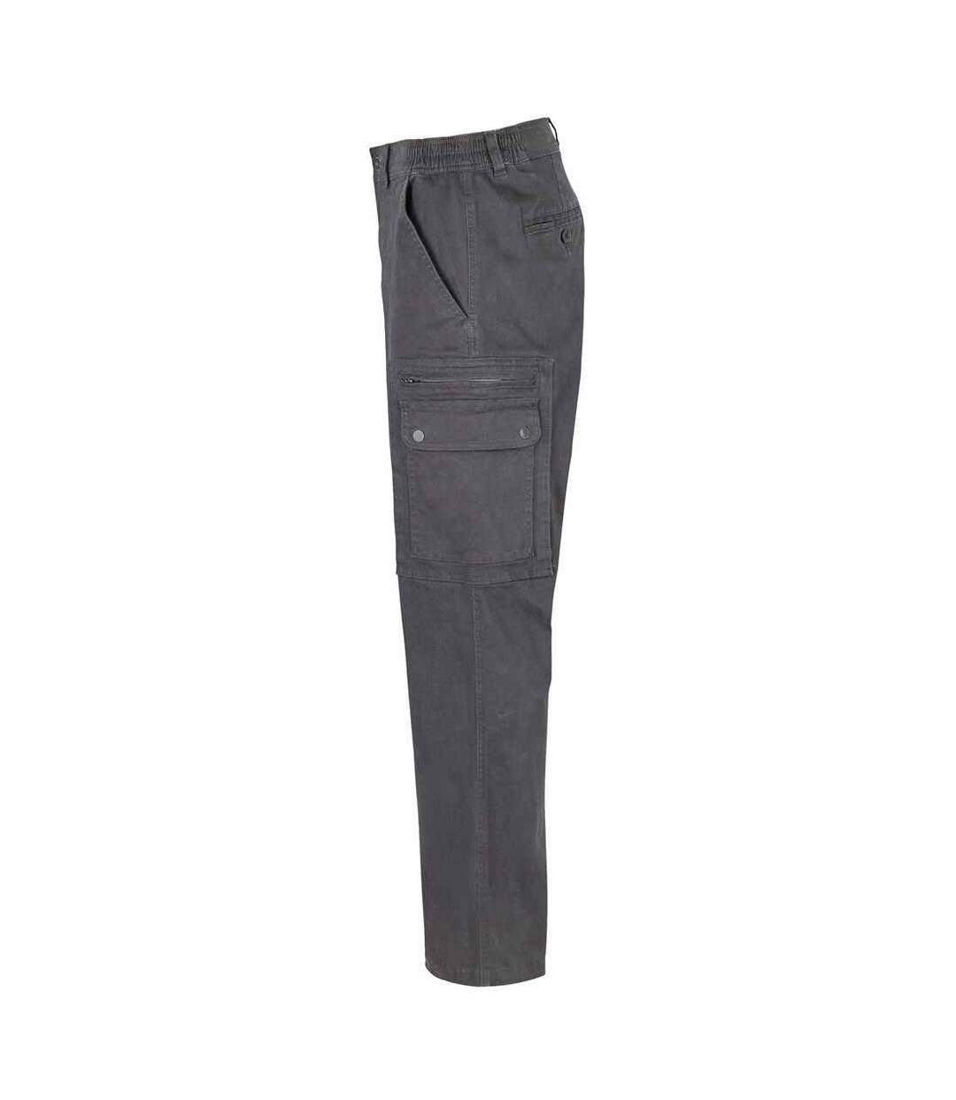 Pantalon cargo docker homme gris foncé SOLS