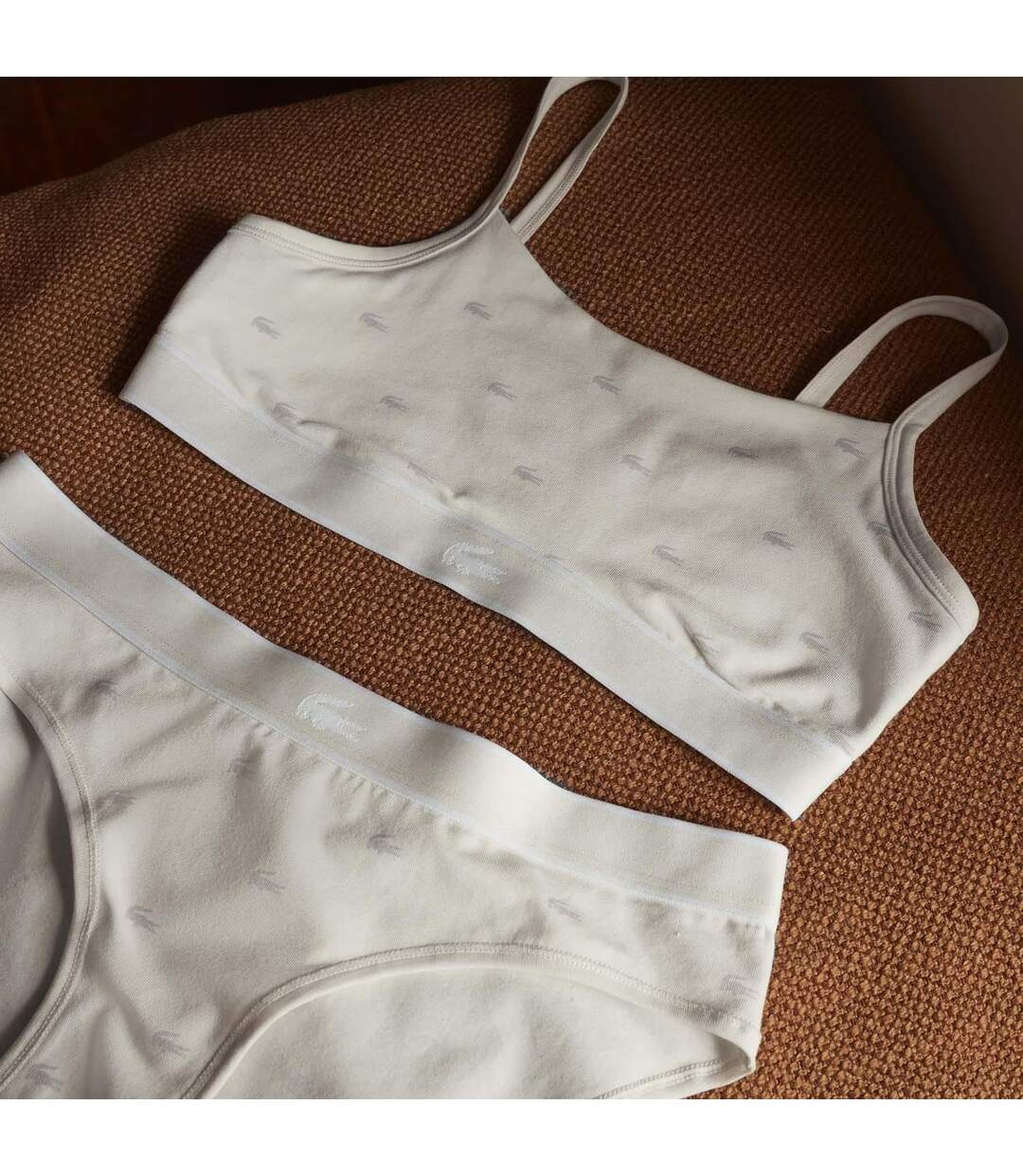 Culotte femme blanc Lacoste-2