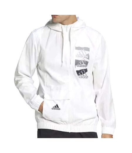 Sweat Blanc Homme Adidas Bl Q2 Wb - M