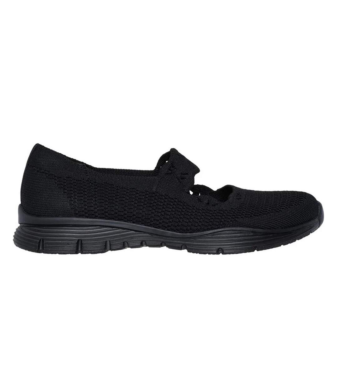 Womens/ladies Seager Cute N´ Coy Mary Janes Black Skechers-3