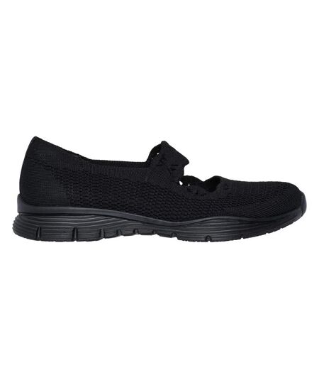 Womens/ladies Seager Cute N´ Coy Mary Janes Black Skechers