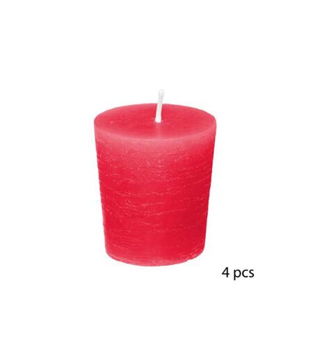 Lot de 4 Bougies Votives Parfumées Elea 48g Pomme d'Amour