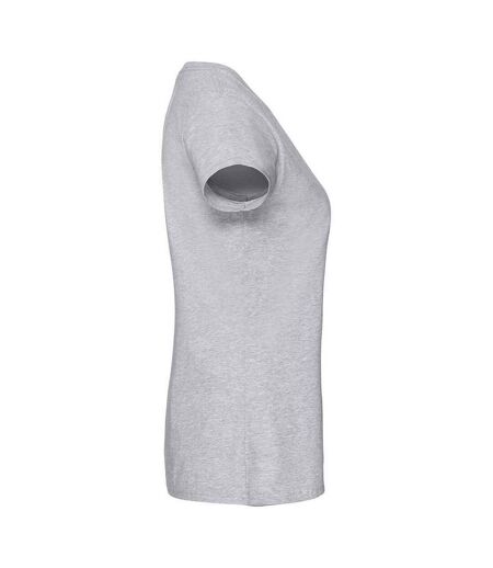 T-shirt Premium Femme Gris Chiné Fruit Of The Loom