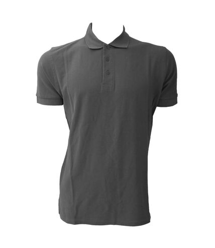 Jerzees Colours Mens Ultimate Cotton Short Sleeve Polo Shirt (Titanium)