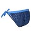 Womens/ladies flavia tile bikini bottoms navy Regatta