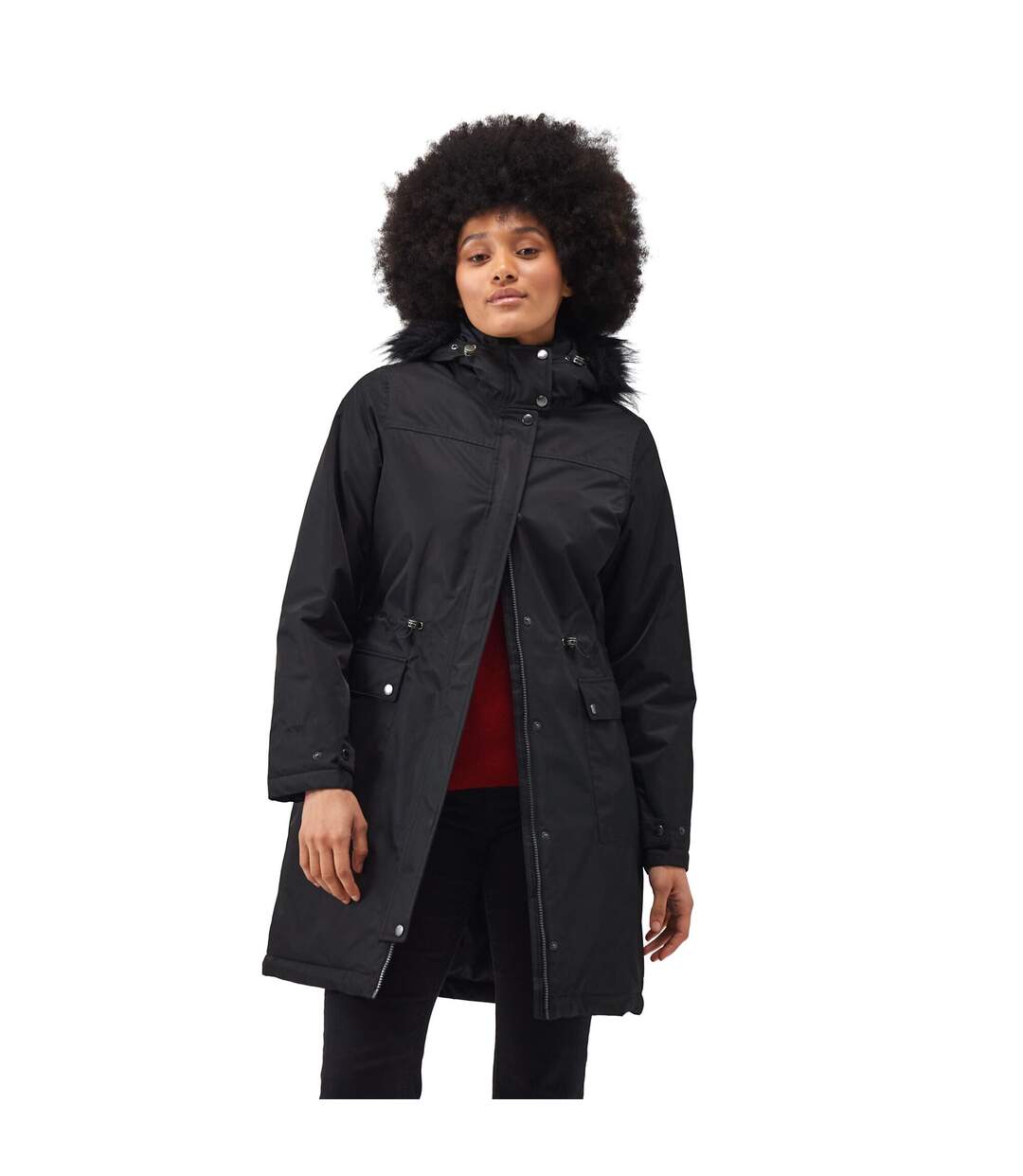 Womens/ladies Giovanna Fletcher Collection Lellani Waterproof Jacket Black Regatta-4