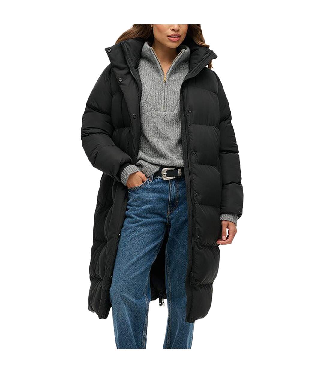 Doudoune Long Superdry Longline Puffer-4