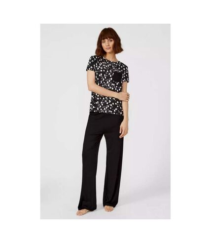 Debenhams - Haut de pyjama - Femme (Blanc / Noir) - UTDH5435