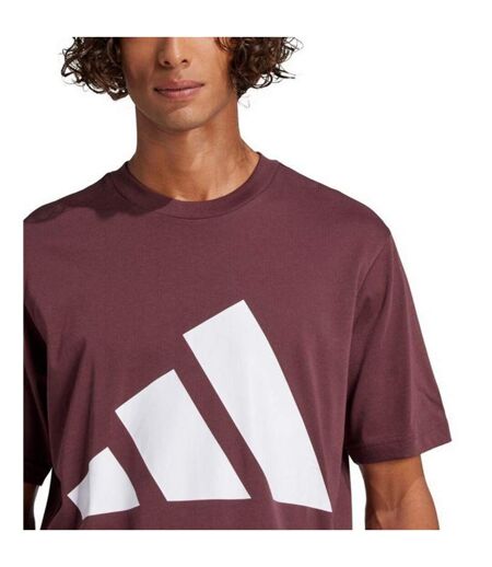 T-shirt Style Gros Logo Essentials Homme Rouge Adidas