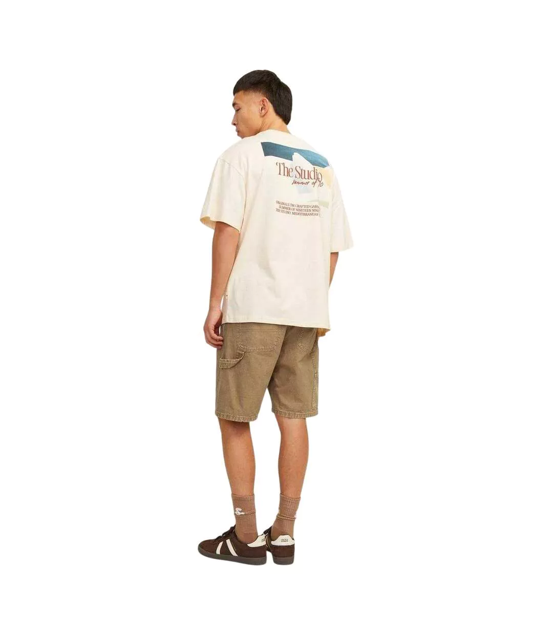Short À Poches Homme Marron Clair Jack And Jones-3