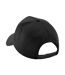 Unisex Adult Removable Patch Baseball Cap Black Beechfield-2