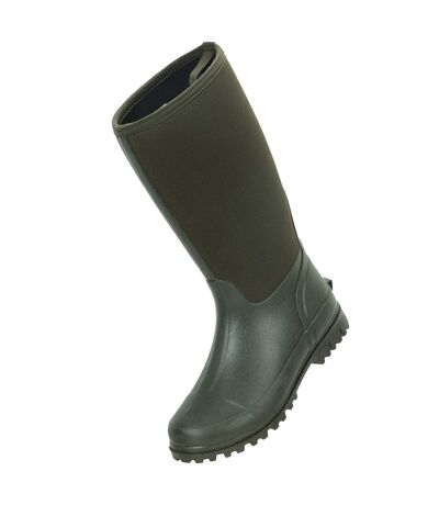 Womens/ladies mucker wellington boots khaki Mountain Warehouse