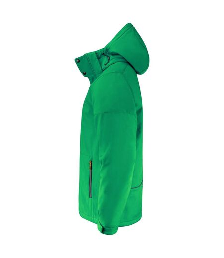 Mens Overlanding Soft Shell Jacket Fresh Green Printer