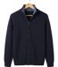 CHALLENGER CELTIC1 — Gilet cardigan zippé bleu marine : la chaleur naturelle de la laine-2