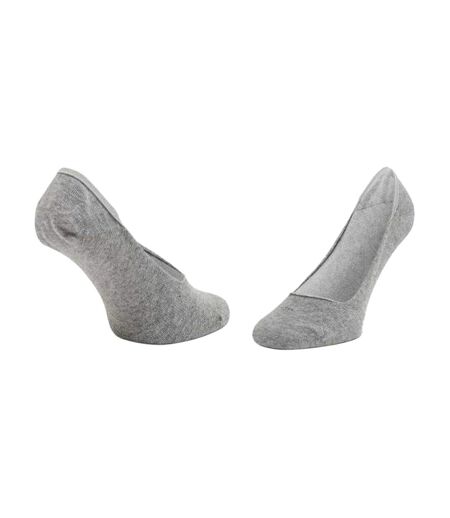 Socquettes Discrètes Motif/style Uni Femme Gris Foncé Gris Calvin Klein