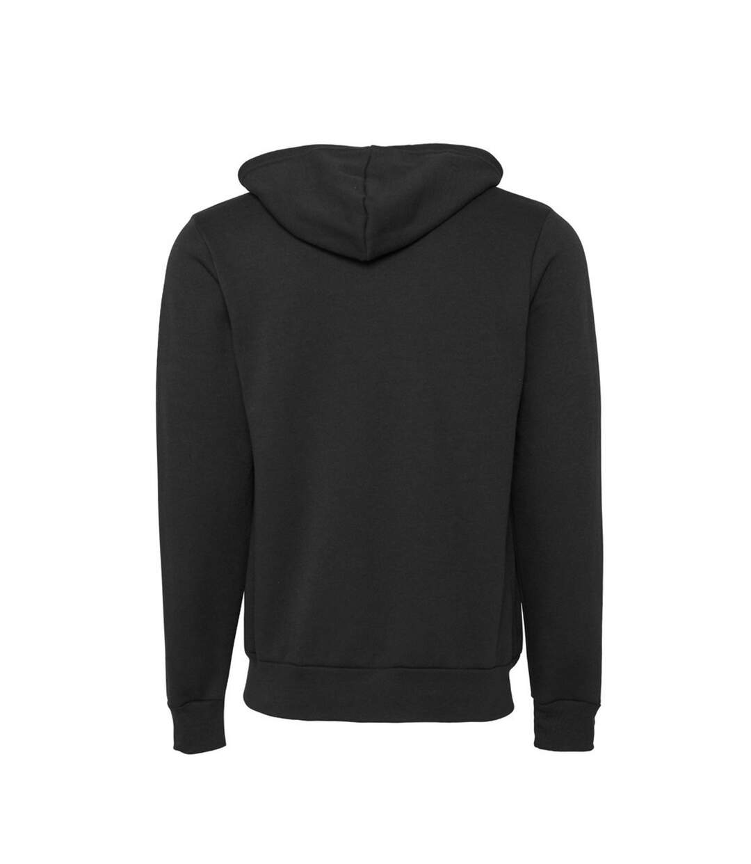 Unisex Adult Polycotton Pullover Hoodie Dark Grey Bella + Canvas-2
