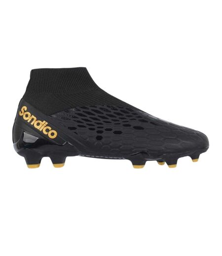 Chaussures De Foot Pour Terrain Ferme Motif/style Hexagone Blizzard Homme Noir Jaune Or Sondico