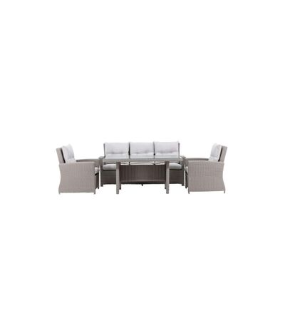 Salon de Jardin Brentwood 186cm Gris