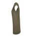 Womens/ladies Extended Shoulder Casual Dress Olive Build Your Brand-4