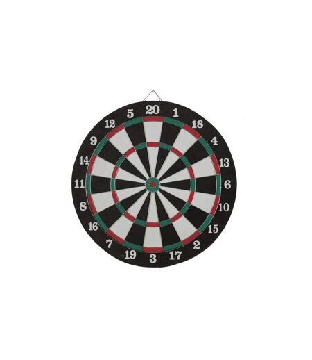 Jeu de Fléchettes 1 Cible 38cm Noir & Vert