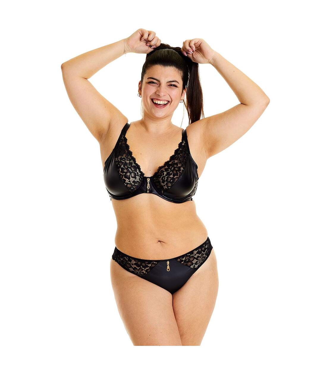 Soutien-gorge à armatures grand maintien noir Epilogue