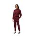 Womens/ladies Loungewear Fleece Relaxed Fit Joggers Zinfandel Lacoste-1