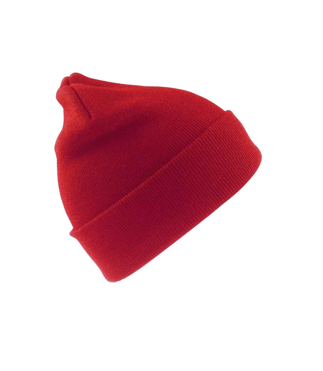 Winter essentials mens woolly ski hat red Result-1