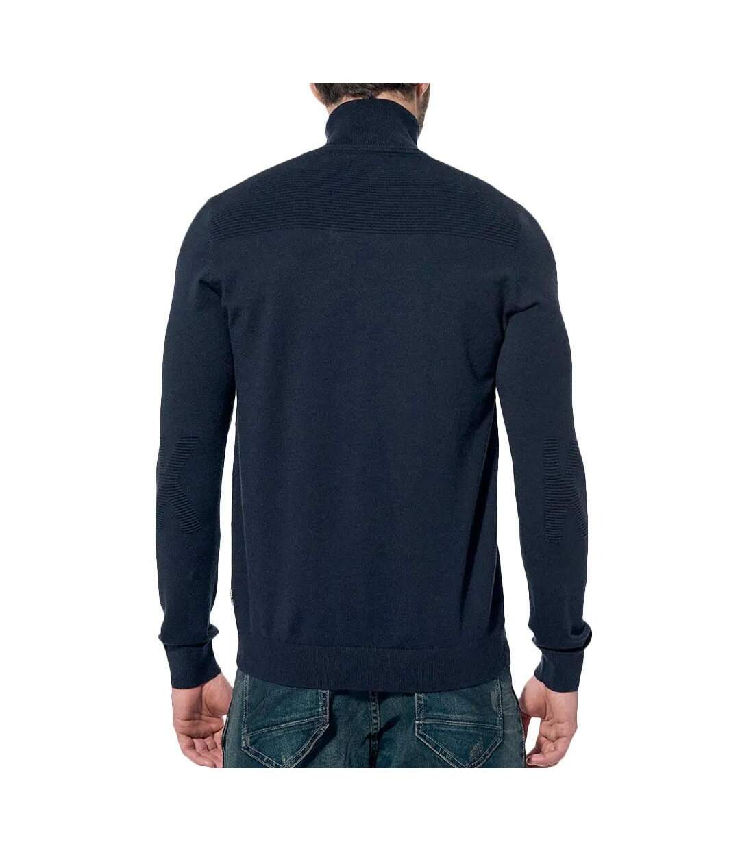 Pull col roulé marine homme kaporal arianh-2