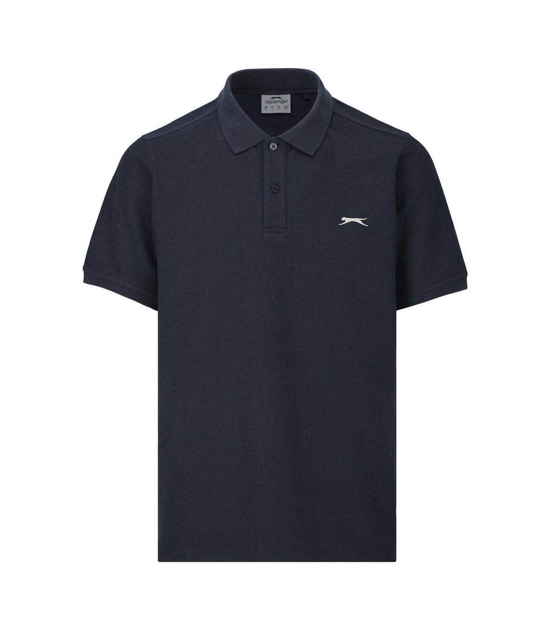Polo Motif/style Logo Brodé Homme Bleu Marine Slazenger-2